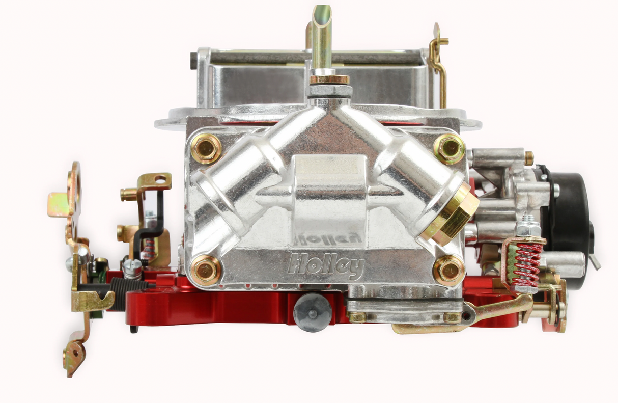 Holley® #0-76850RD Ultra Double Pumper Carburetor (850 CFM - 4150 - Mechanical Secondaries - Shiny - Gasoline)