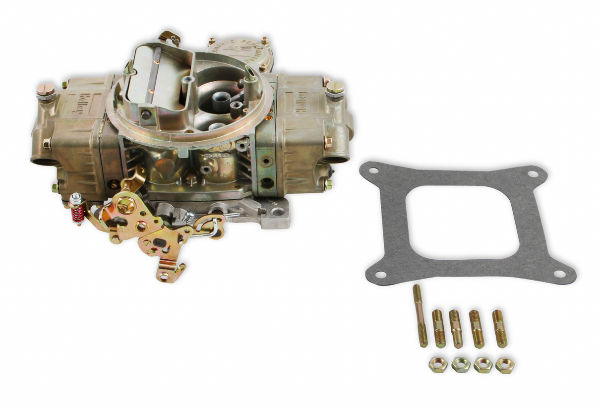 Holley® #0-80531  Classic Holley Carburetor (850 CFM - 4150 - Vacuum Secondaries - Gold Dichromate - Gasoline)