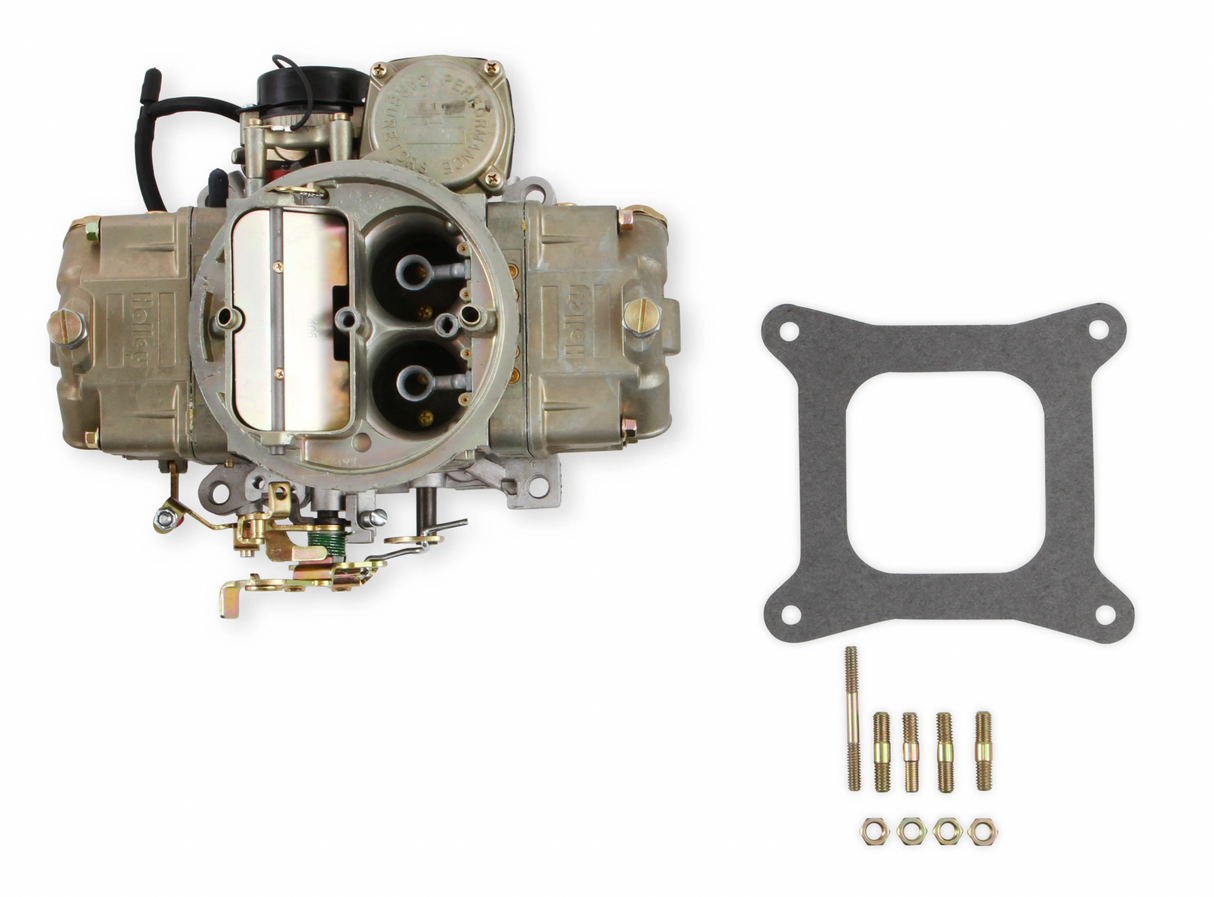 Holley® #0-80531  Classic Holley Carburetor (850 CFM - 4150 - Vacuum Secondaries - Gold Dichromate - Gasoline)