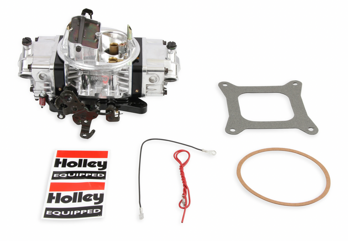 Holley® #0-76650BK Ultra Double Pumper Carburetor (650 CFM - 4150 - Mechanical Secondaries - Shiny - Gasoline)