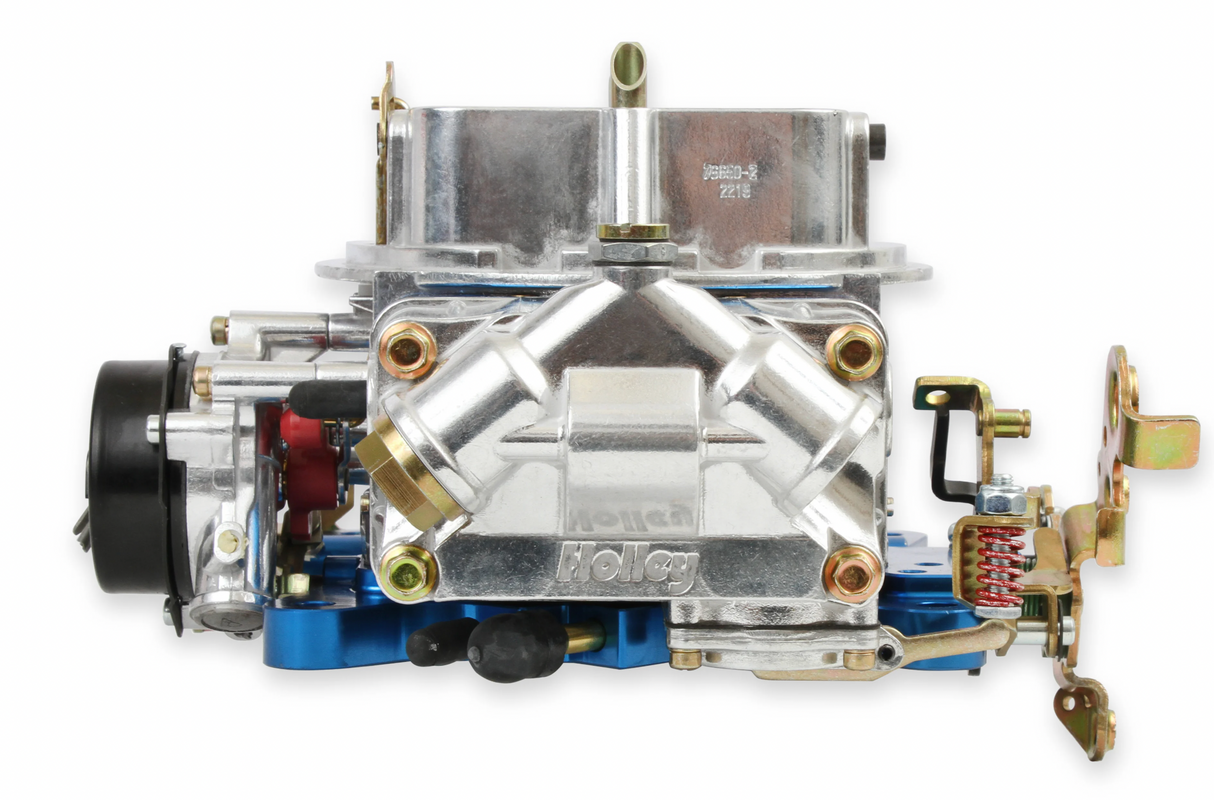 Holley® #0-76650BL Ultra Double Pumper Carburetor (650 CFM - 4150 - Mechanical Secondaries - Shiny - Gasoline)