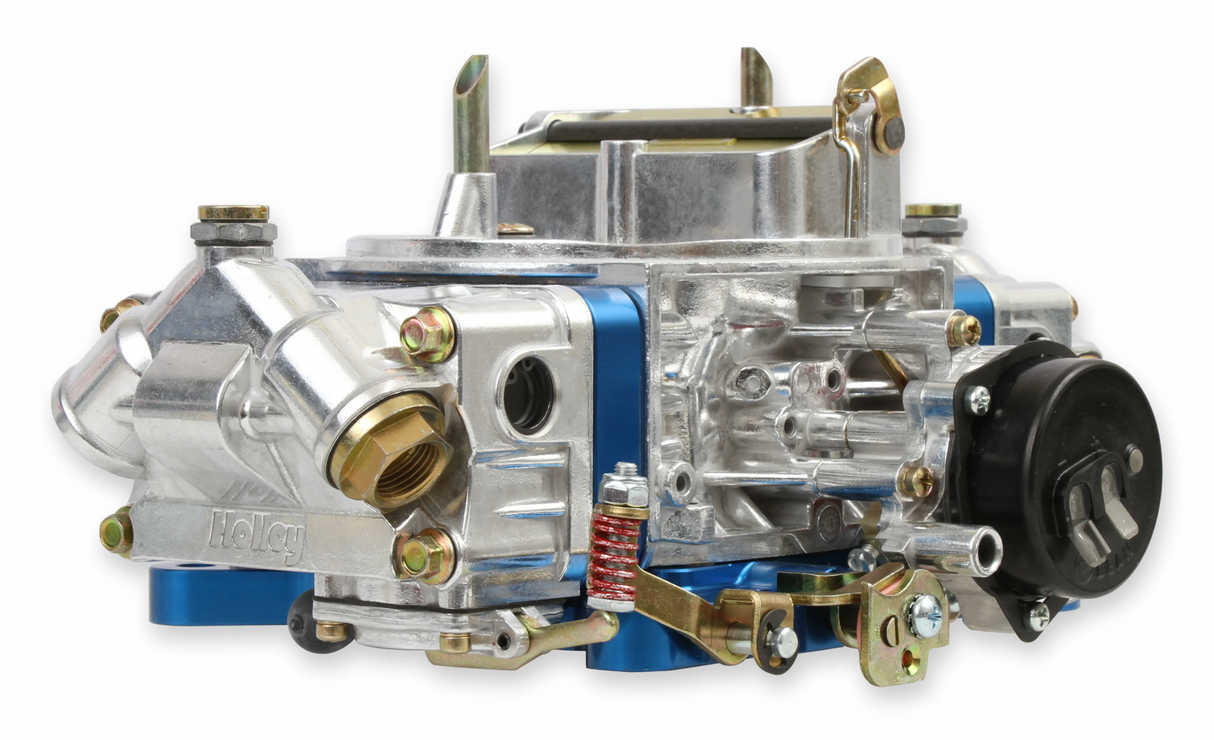 Holley® #0-76650BL Ultra Double Pumper Carburetor (650 CFM - 4150 - Mechanical Secondaries - Shiny - Gasoline)