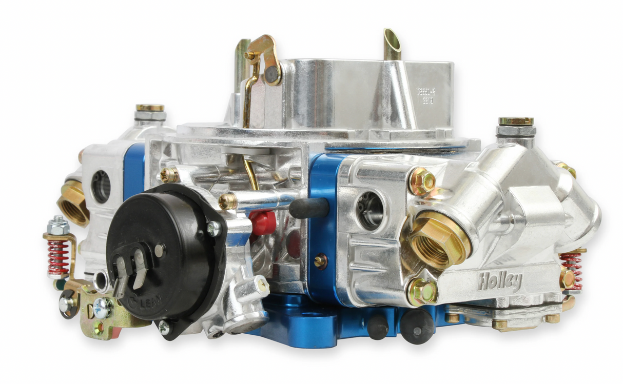 Holley® #0-76650BL Ultra Double Pumper Carburetor (650 CFM - 4150 - Mechanical Secondaries - Shiny - Gasoline)