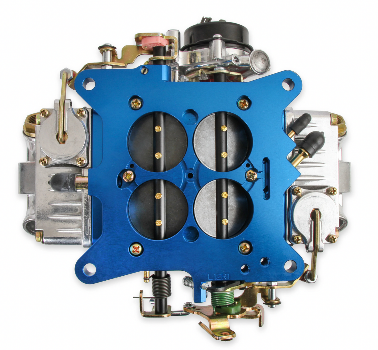 Holley® #0-76850BL Ultra Double Pumper Carburetor (850 CFM - 4150 - Mechanical Secondaries - Shiny - Gasoline)