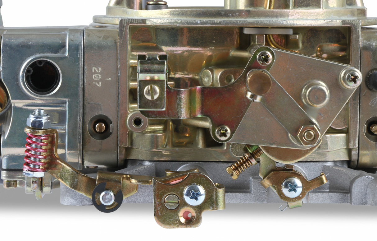 Holley® #0-4778C Double Pumper Carburetor (700 CFM - 4150 - Mechanical Secondaries - Gold Dichromate - Gasoline)