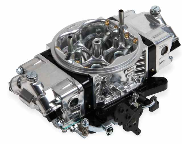 Holley® #0-67199BK Track Warrior Carburetor (650 CFM - 4150 - Mechanical Secondaries - Shiny - Gasoline)