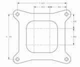 Holley® #0-67199BK Track Warrior Carburetor (650 CFM - 4150 - Mechanical Secondaries - Shiny - Gasoline)