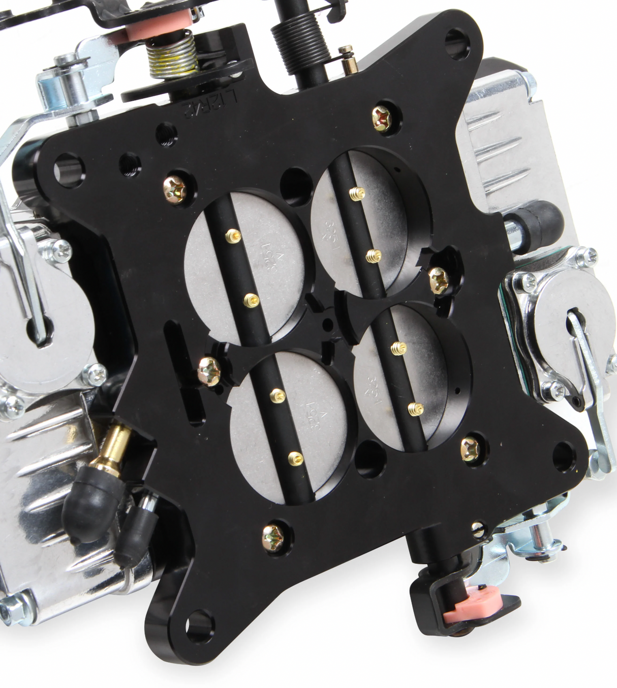 Holley® #0-67199BK Track Warrior Carburetor (650 CFM - 4150 - Mechanical Secondaries - Shiny - Gasoline)