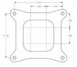 Holley® #0-4776C Double Pumper Carburetor (600 CFM - 4150 - Mechanical Secondaries - Gold Dichromate - Gasoline)