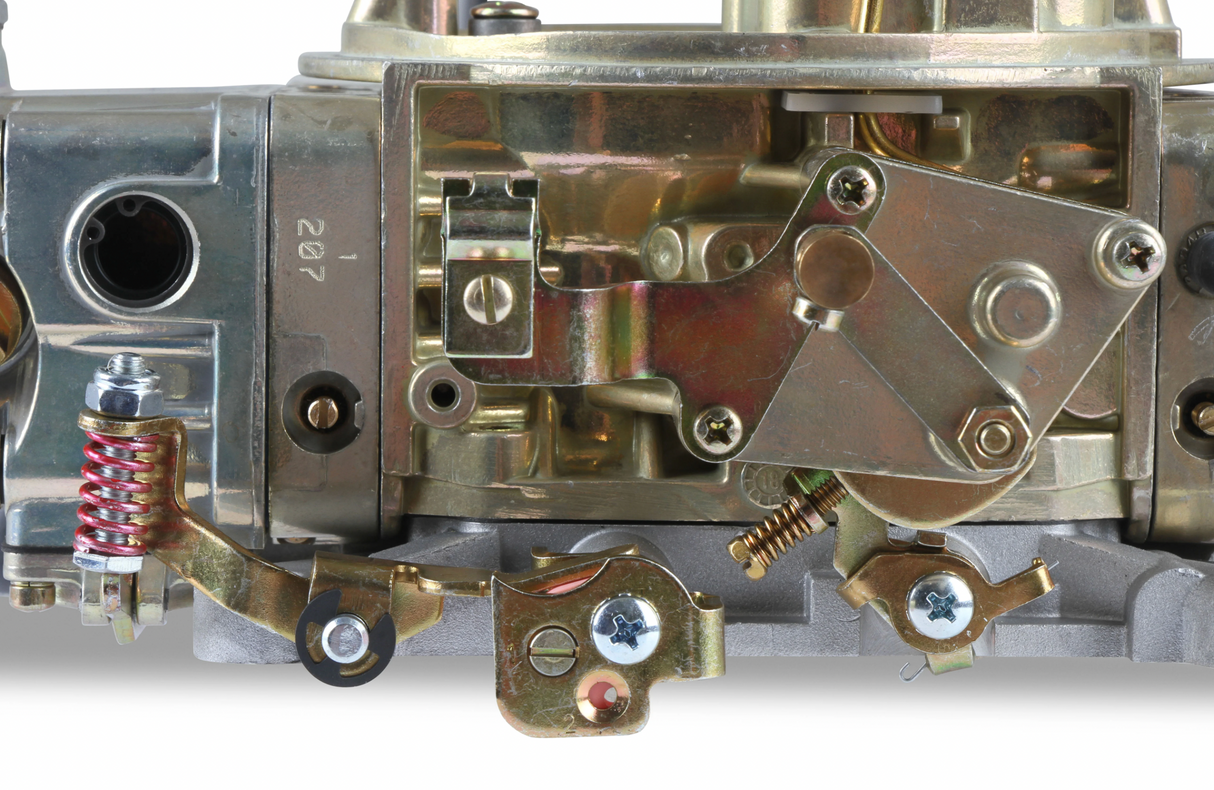 Holley® #0-4776C Double Pumper Carburetor (600 CFM - 4150 - Mechanical Secondaries - Gold Dichromate - Gasoline)