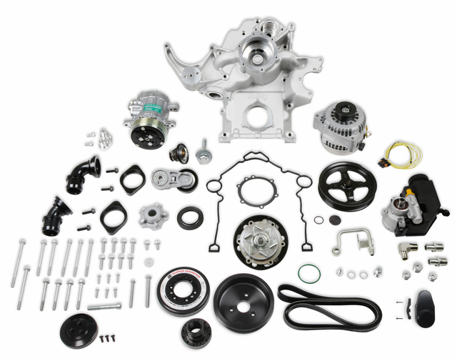 Holley® #20-293 (09-23) GEN III HEMI VVT Premium Mid-Mount Complete Drive System