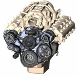 Holley® #20-293 (09-23) GEN III HEMI VVT Premium Mid-Mount Complete Drive System