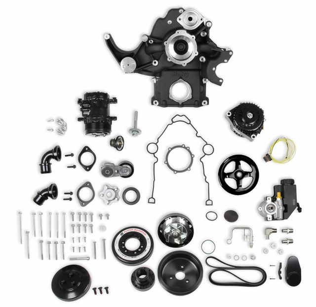 Holley® #20-292BK (03-08) GEN III HEMI NON-VVT Premium Black Mid-Mount Complete Drive System