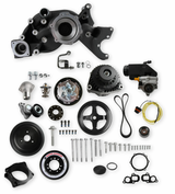 Holley® #20-201BK Camaro/Corvette GEN V LT1 Black Mid-Mount Racing Drive System