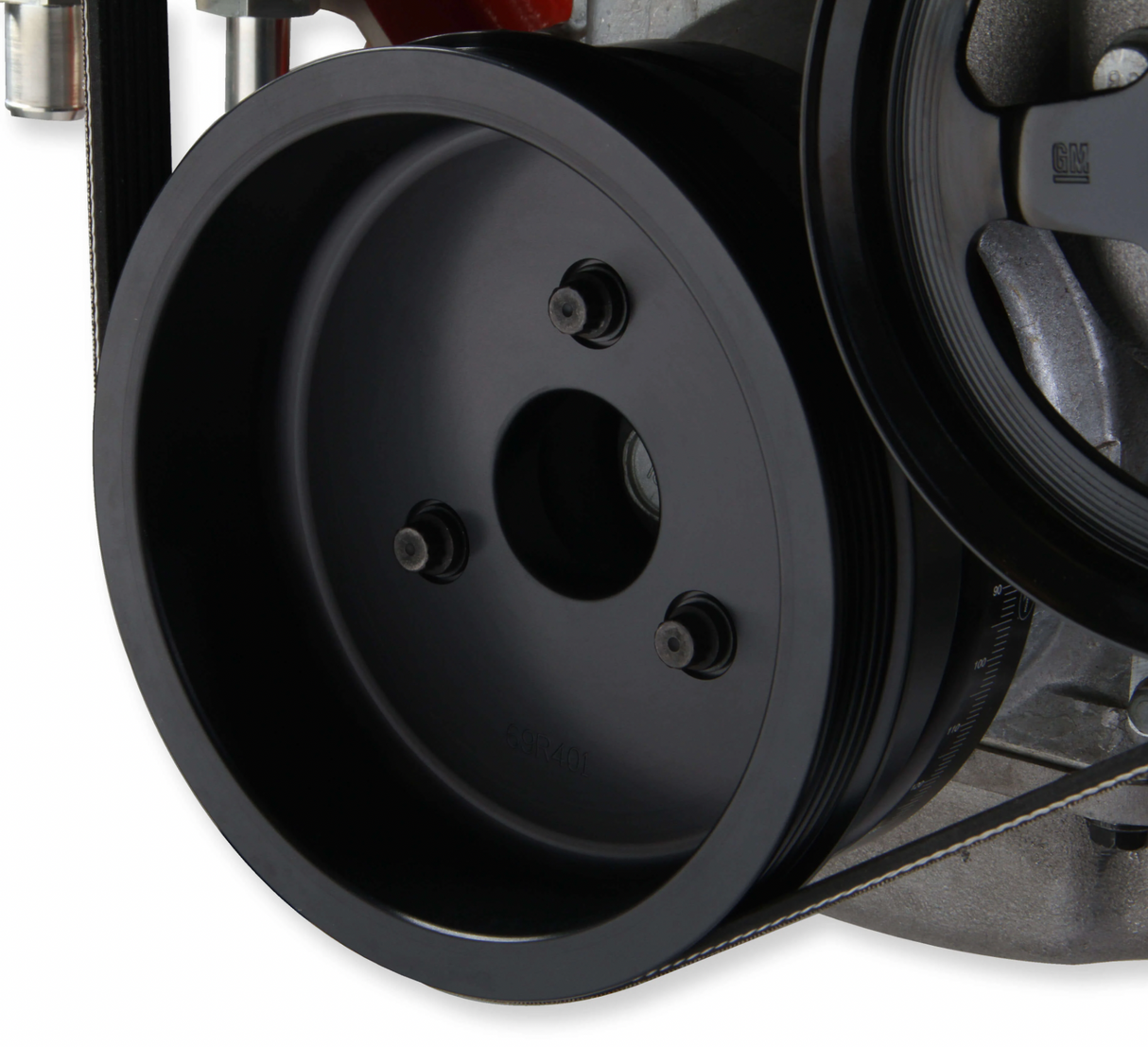 Holley® #20-201BK Camaro/Corvette GEN V LT1 Black Mid-Mount Racing Drive System