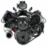 Holley® #20-200BK Camaro/Corvette GEN V LT1 Premium Black Mid-Mount Complete Drive System