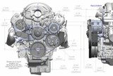 Holley® #20-200BK Camaro/Corvette GEN V LT1 Premium Black Mid-Mount Complete Drive System