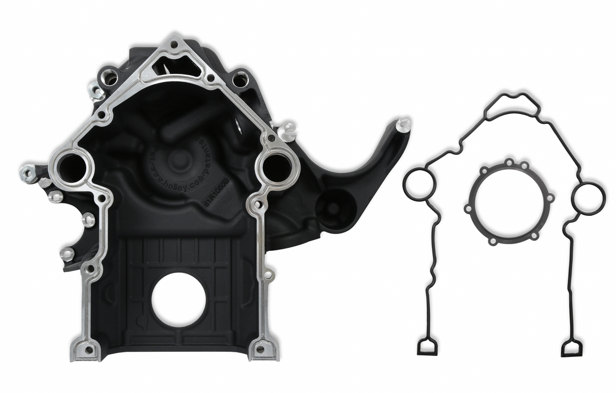 Holley® #20-293BK (09-23) GEN III HEMI VVT Premium Black Mid-Mount Complete Drive System with SFI Certified Damper