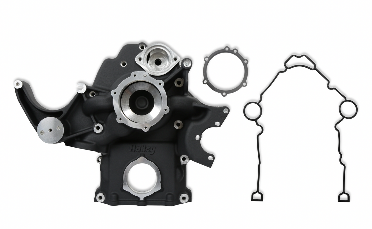 Holley® #20-293BK (09-23) GEN III HEMI VVT Premium Black Mid-Mount Complete Drive System with SFI Certified Damper