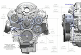 Holley® #20-200 Camaro/Corvette GEN V LT1 Cast Mid-Mount Racing Drive System