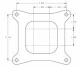 Holley® #0-82570 Aluminum Marine Avenger Carburetor (570 CFM - 4150 - Vacuum Secondaries - Hard Core Gray - Gasoline)