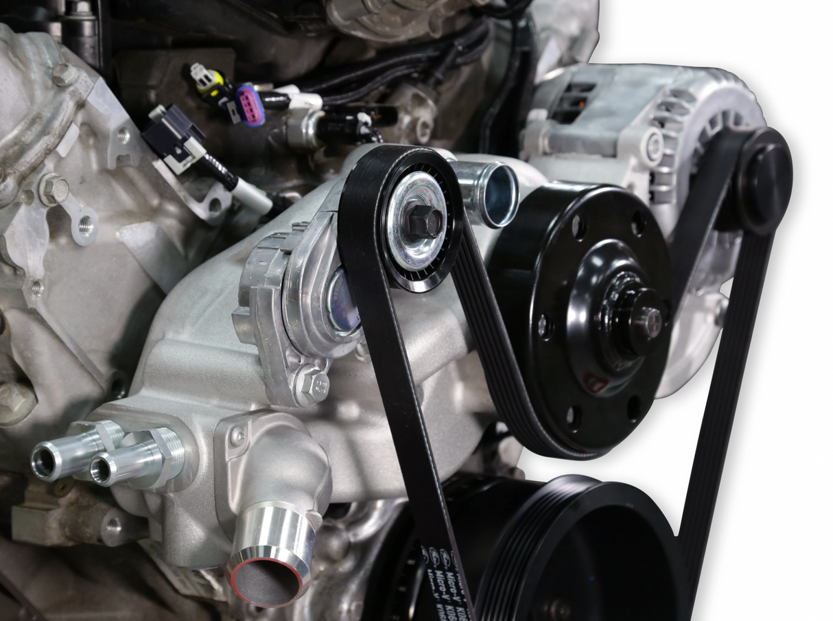 Holley® #20-202P Camaro/Corvette GEN V LT1 Polished Mid-Mount Racing Drive System Holley® #20-202P