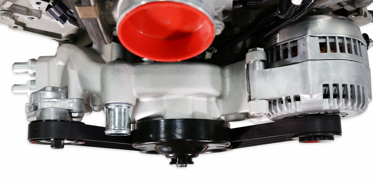 Holley® #20-202P Camaro/Corvette GEN V LT1 Polished Mid-Mount Racing Drive System Holley® #20-202P