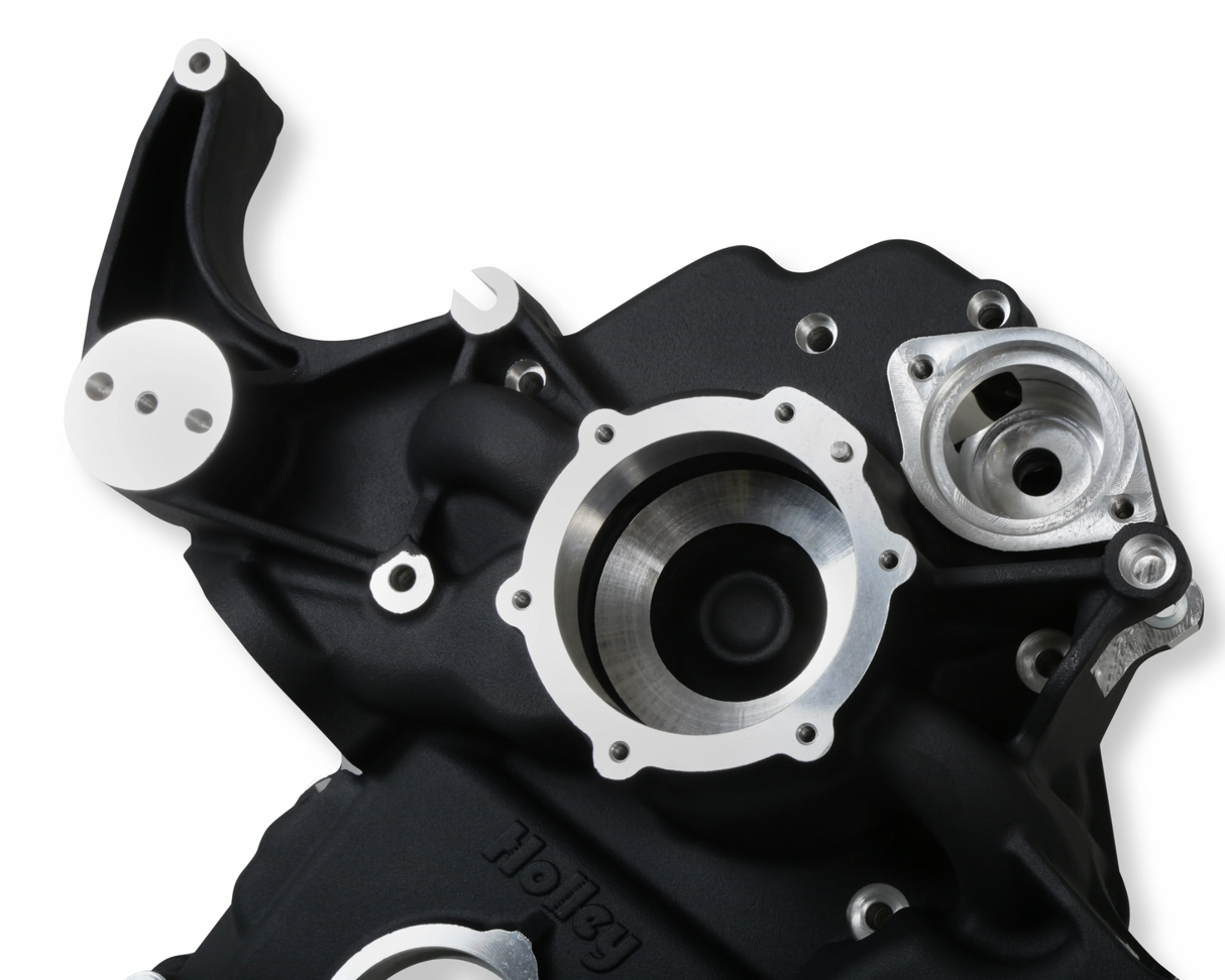 Holley® #20-290BK (03-08) GEN III HEMI NON-VVT Premium Black Mid-Mount Complete Drive System with Cast Damper