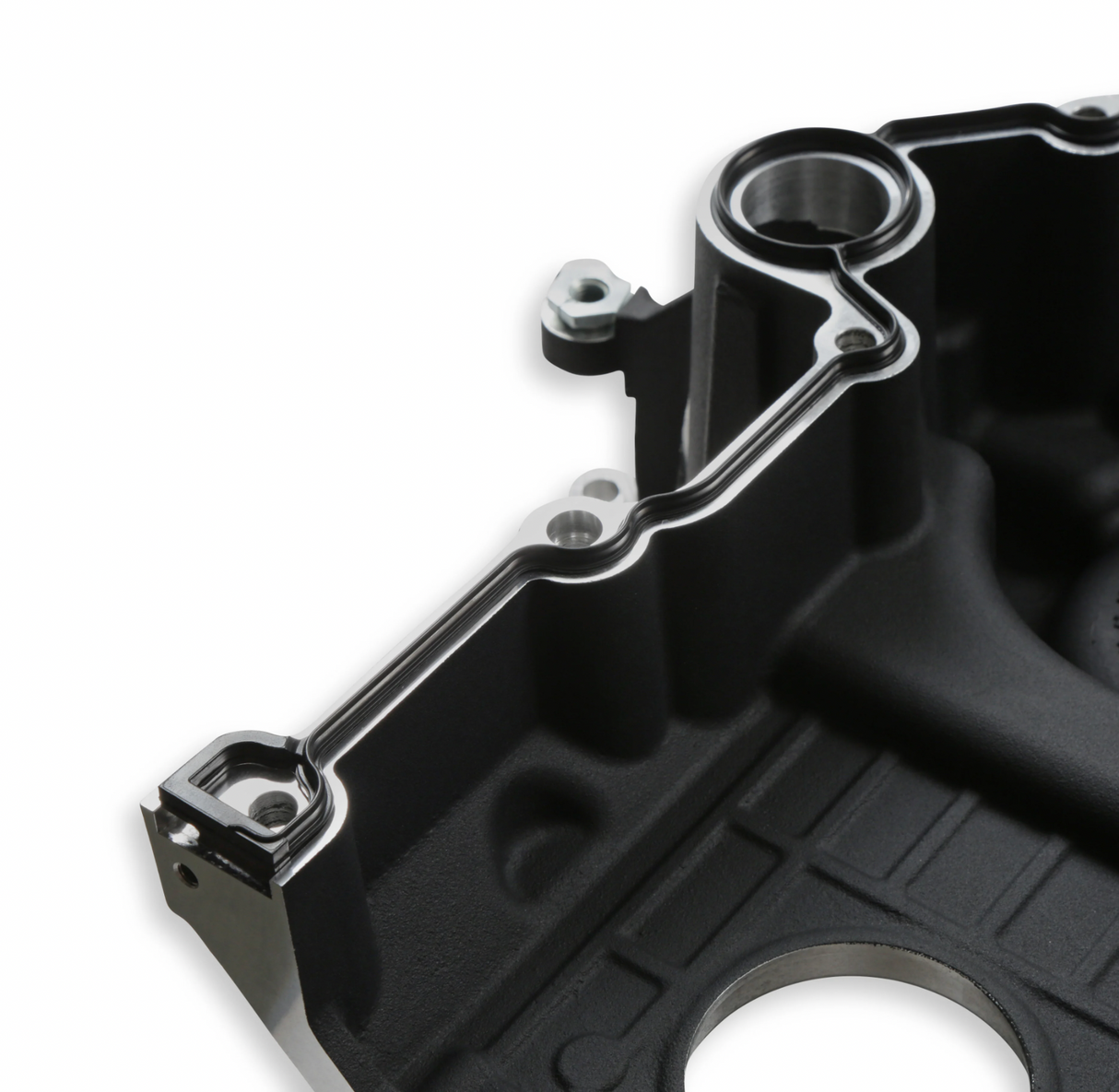 Holley® #20-290BK (03-08) GEN III HEMI NON-VVT Premium Black Mid-Mount Complete Drive System with Cast Damper