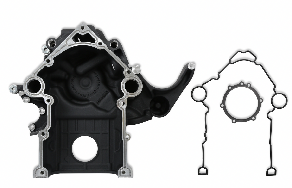 Holley® #20-290BK (03-08) GEN III HEMI NON-VVT Premium Black Mid-Mount Complete Drive System with Cast Damper