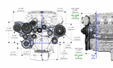 Holley® #20-220BK GM GEN V LT4 Wet Sump Mid-Mount Complete Drive System