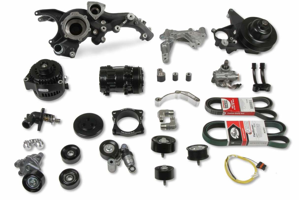 Holley® #20-220BK GM GEN V LT4 Wet Sump Mid-Mount Complete Drive System