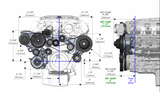 Holley® #20-221BK GM GEN V LT4 Dry Sump Mid-Mount Complete Drive System