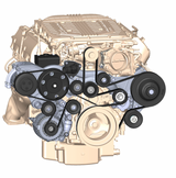 Holley® #20-220 GM GEN V LT4 Wet Sump Premium Mid-Mount Complete Drive System