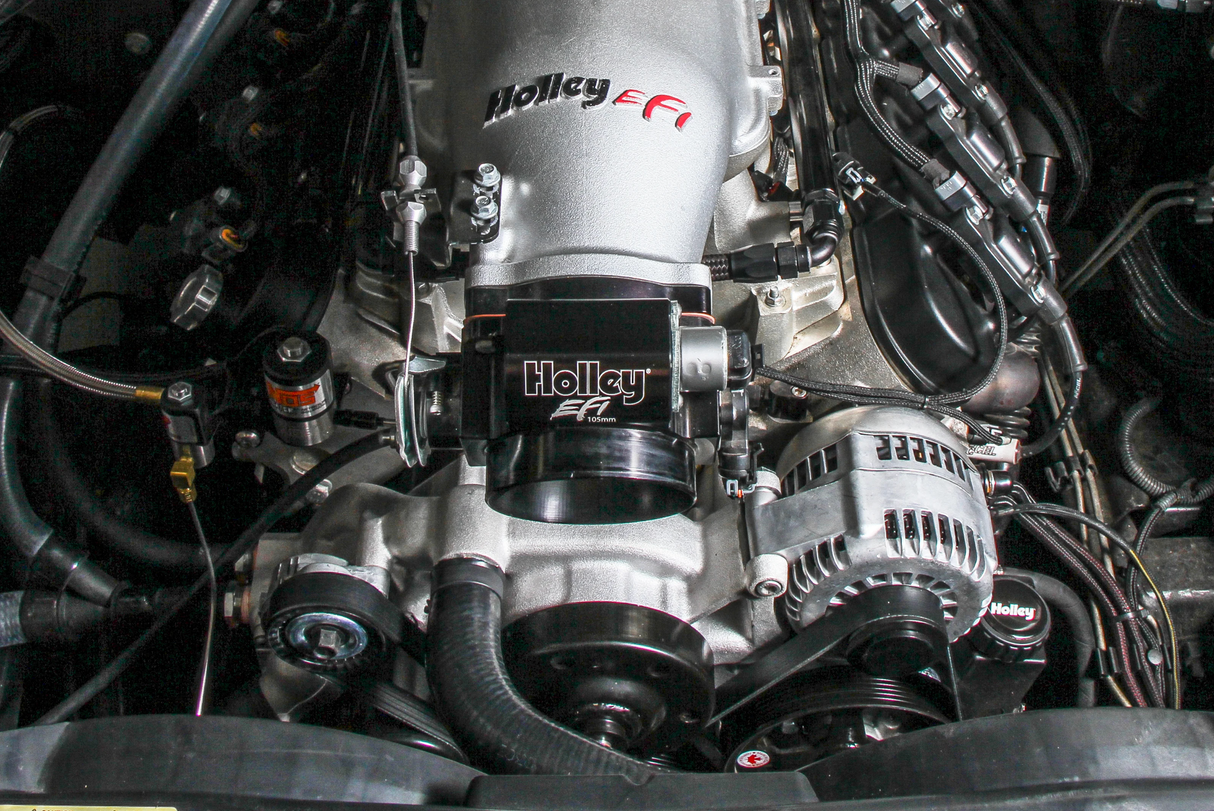 Holley® #20-201 GEN V LT1 Premium Natural Cast Mid-Mount Race Drive System