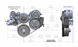 Holley® #20-201 GEN V LT1 Premium Natural Cast Mid-Mount Race Drive System