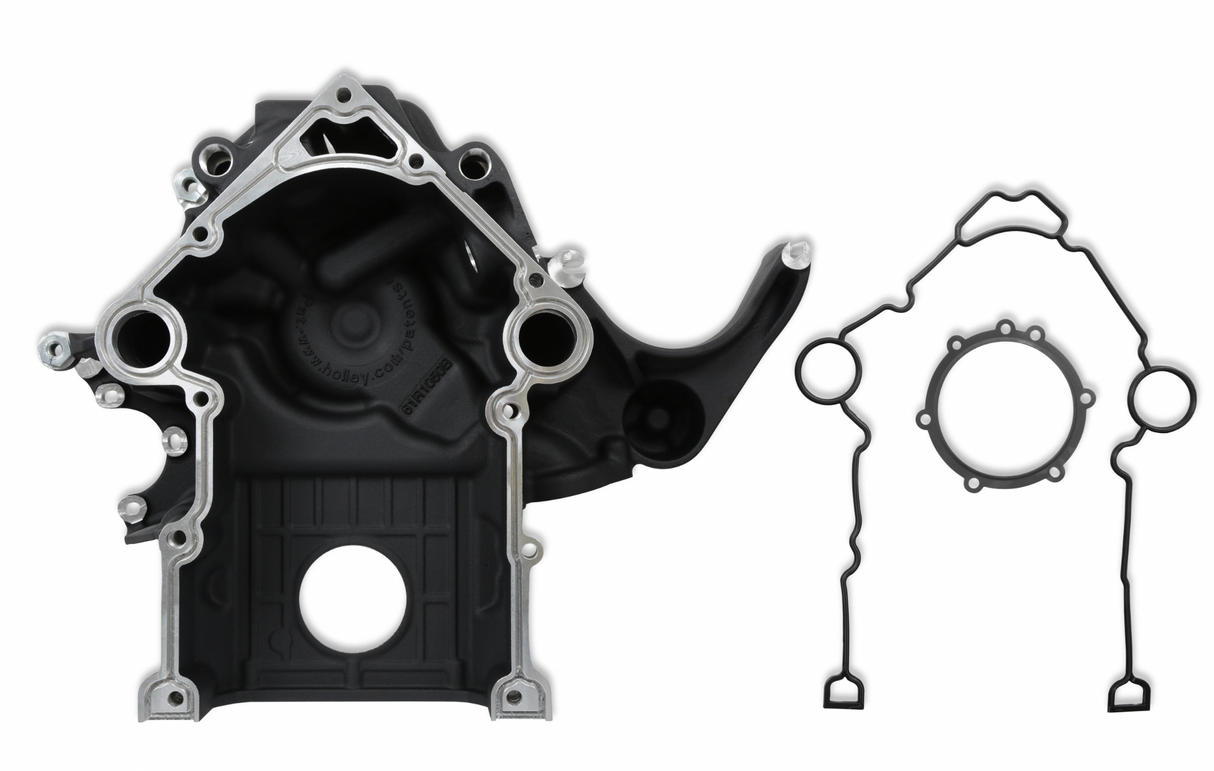 Holley® #20-291BK (09-23) GEN III HEMI VVT Black Mid-Mount Complete Drive System with Cast Damper