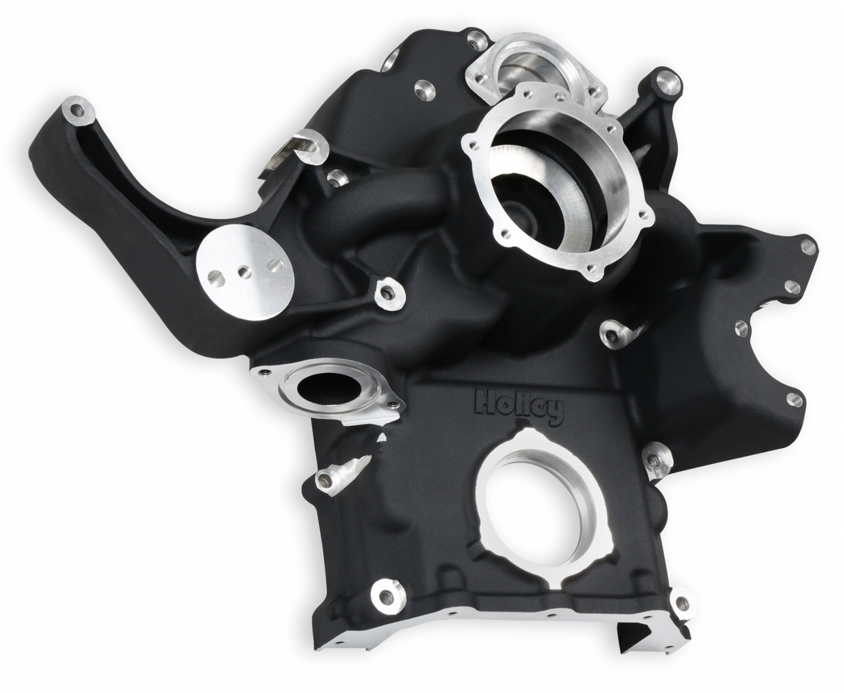 Holley® #20-291BK (09-23) GEN III HEMI VVT Black Mid-Mount Complete Drive System with Cast Damper