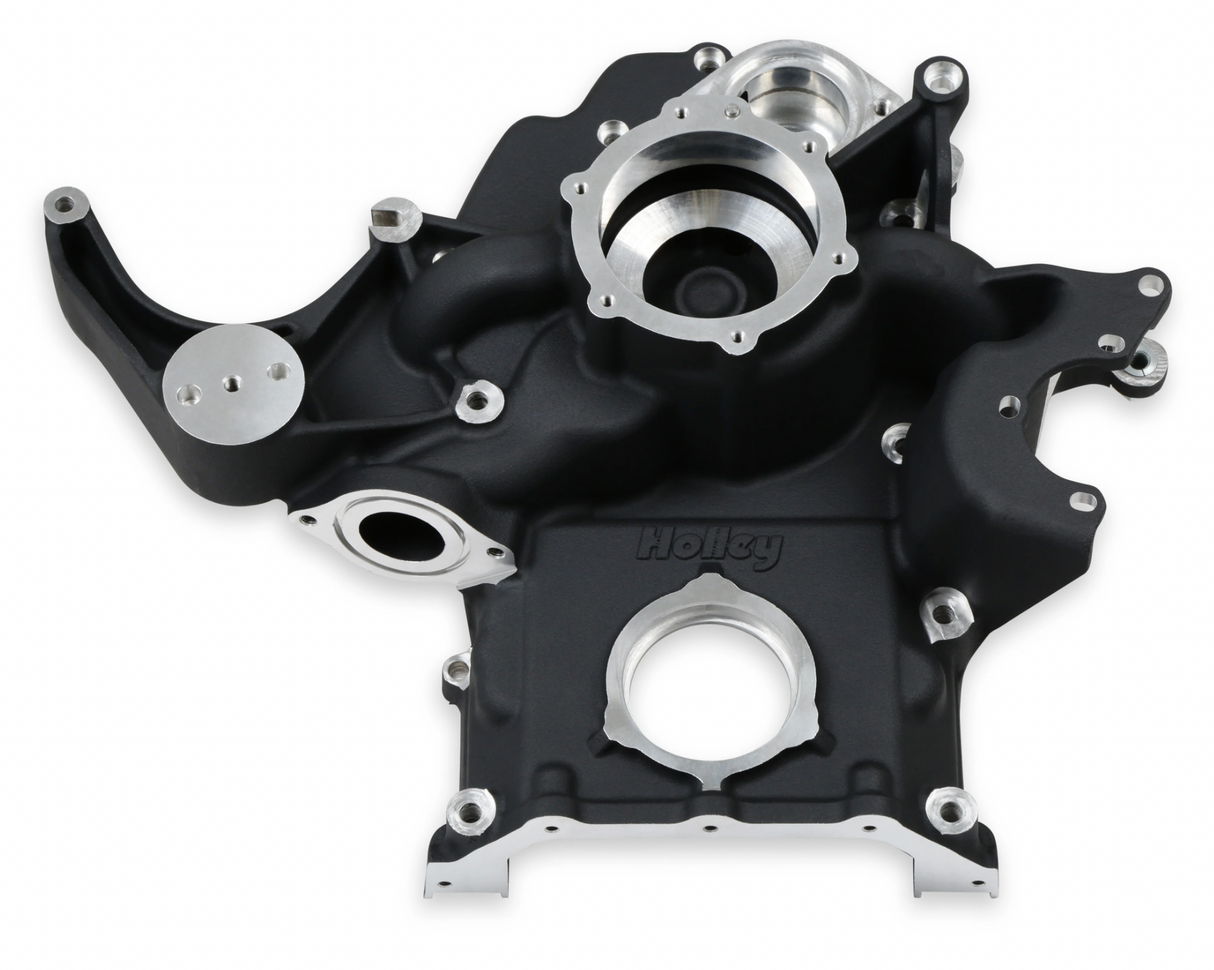 Holley® #20-291BK (09-23) GEN III HEMI VVT Black Mid-Mount Complete Drive System with Cast Damper