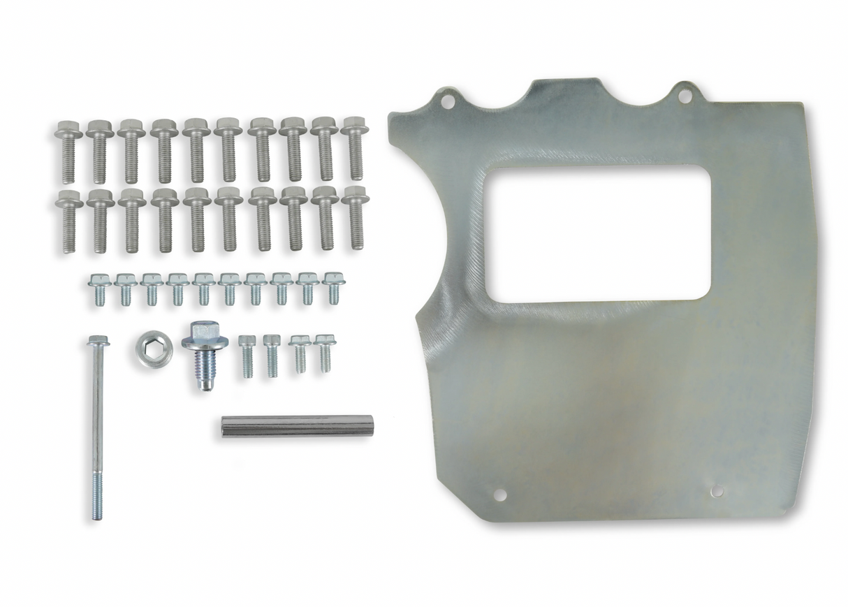 Holley® #20-340BK Ford Godzilla 7.3L High-Mount Drive System With Holley Swap Oil Pan/Pump
