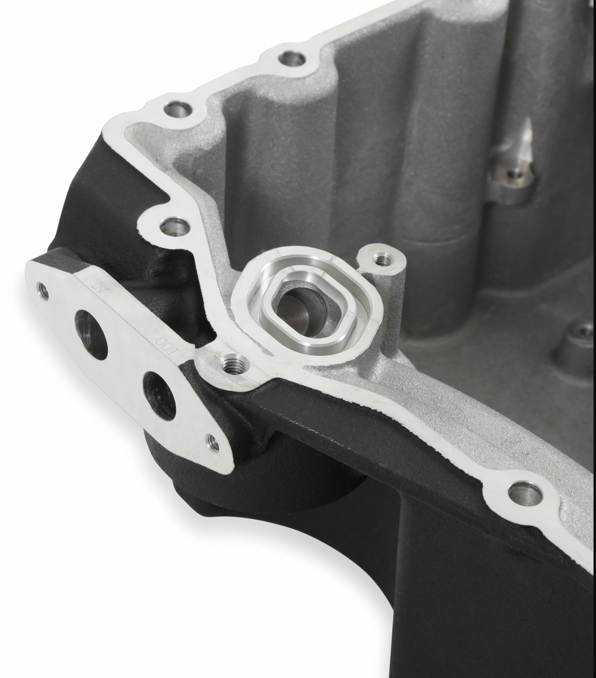 Holley® #20-340BK Ford Godzilla 7.3L High-Mount Drive System With Holley Swap Oil Pan/Pump