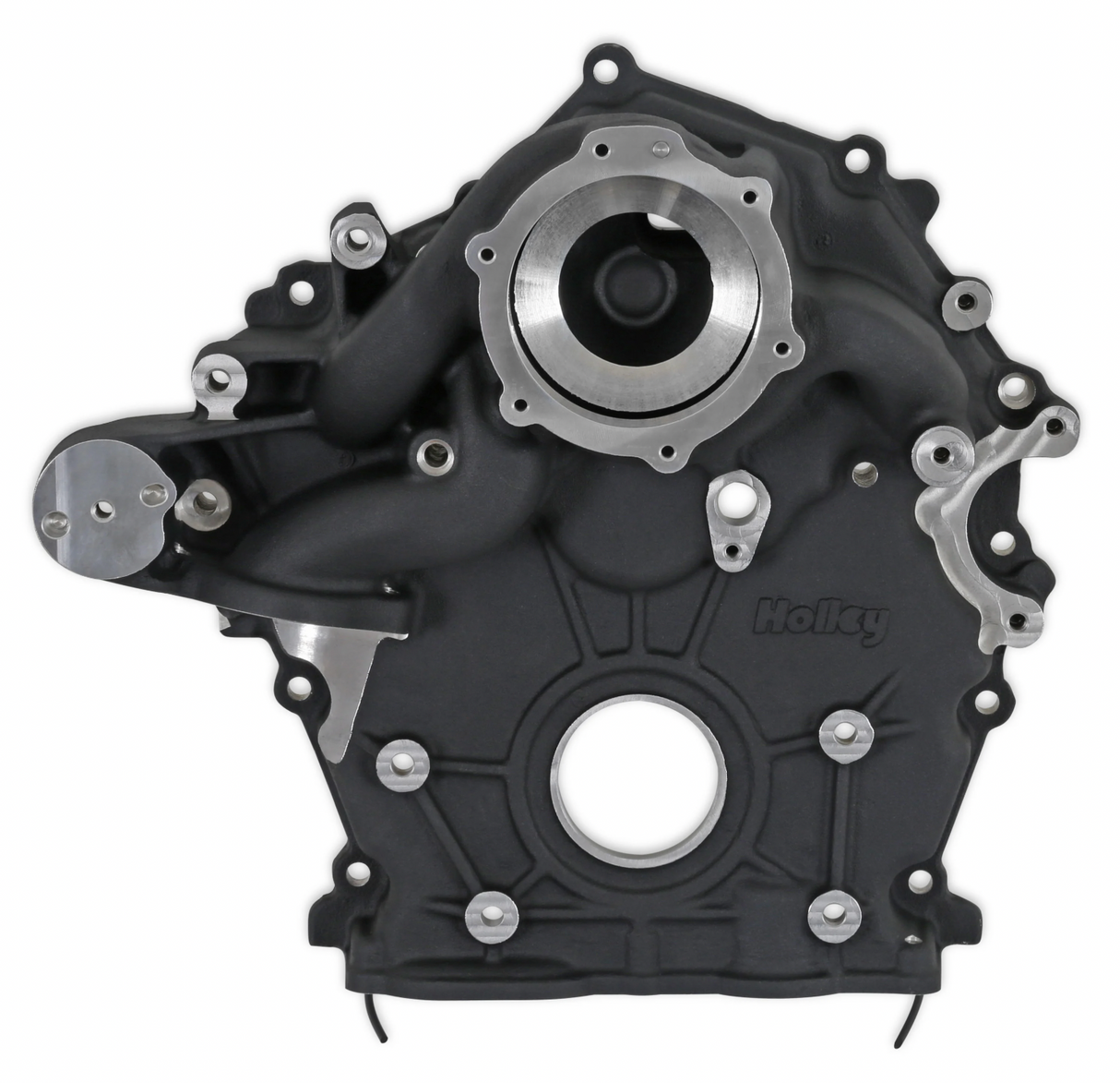 Holley® #20-340BK Ford Godzilla 7.3L High-Mount Drive System With Holley Swap Oil Pan/Pump