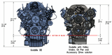 Holley® #20-340BK Ford Godzilla 7.3L High-Mount Drive System With Holley Swap Oil Pan/Pump