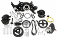 Holley® #20-205BK Mid-Mount Complete Black Drive System with Standard Damper