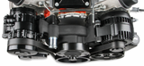 Holley® #20-205BK Mid-Mount Complete Black Drive System with Standard Damper