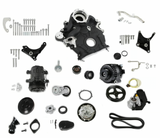 Holley® #20-310BK Ford Godzilla 7.3L High-Mount Black Drive Kit with OE Oiling System