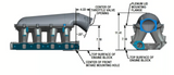 Holley® #300-241 Ford 351 Windsor Ford Hi-Ram EFI Manifold with 95mm LS Throttle Body Flange Top