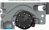 Holley® #300-241 Ford 351 Windsor Ford Hi-Ram EFI Manifold with 95mm LS Throttle Body Flange Top