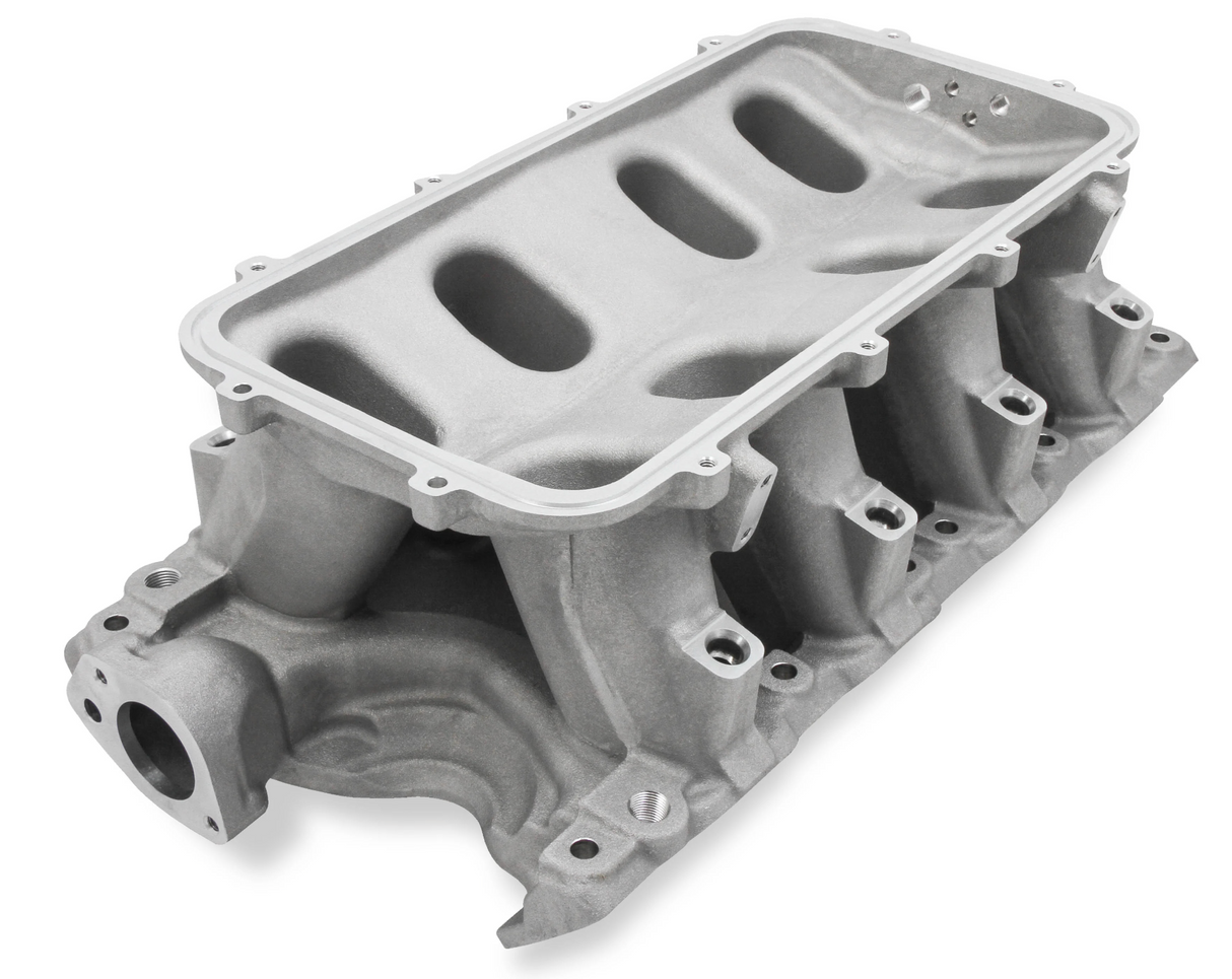 Holley® #300-241 Ford 351 Windsor Ford Hi-Ram EFI Manifold with 95mm LS Throttle Body Flange Top