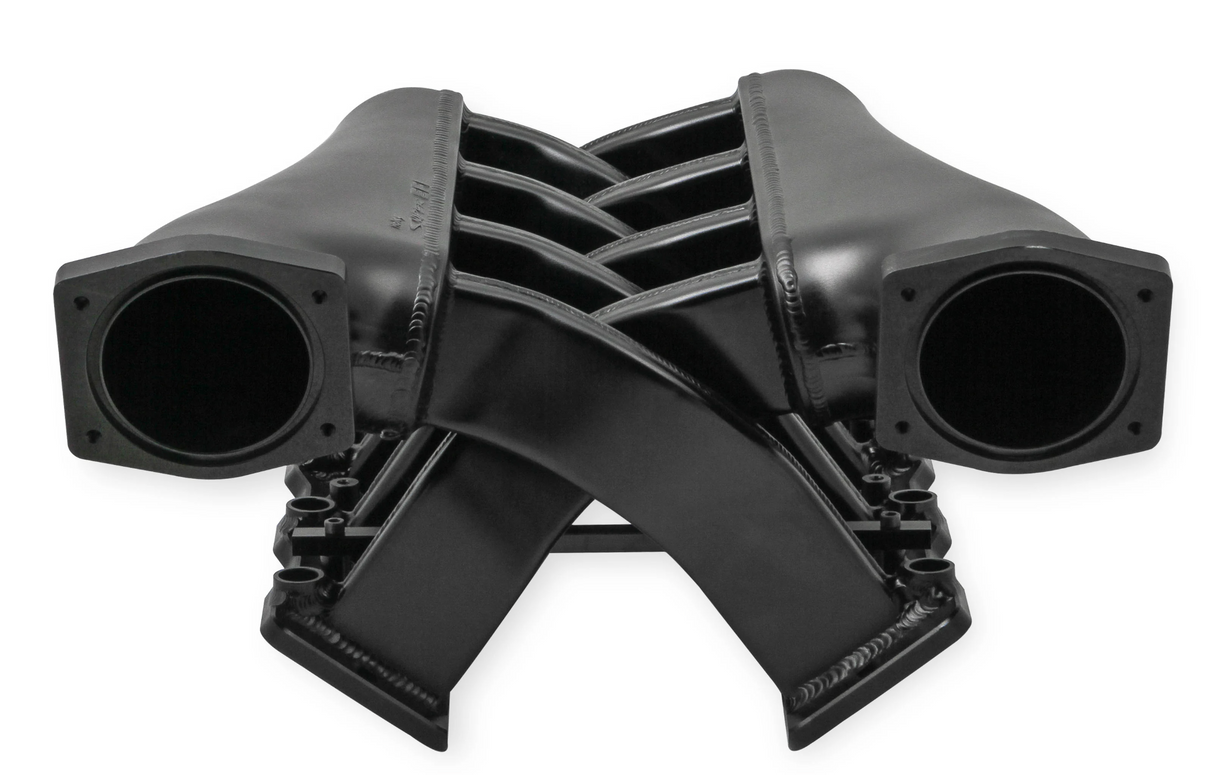 Holley® #820202 GM LS1/LS2/LS6 92MM Sniper EFI Fabricated Intake Manifold Dual Plenum with Fuel Rail Kit
